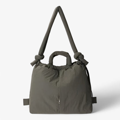 Nivire – Women’s Quilted Puffer Handbag with Shoulder Strap