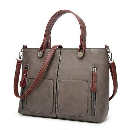 Nivire – Women’s Vintage PU Leather Shoulder Bag with Adjustable Crossbody Strap